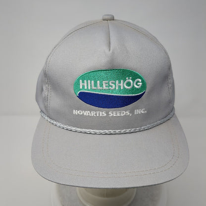 Hilleshog Novartis Seed Inc. Slideback Rope Hat Gray OSFA K-Products