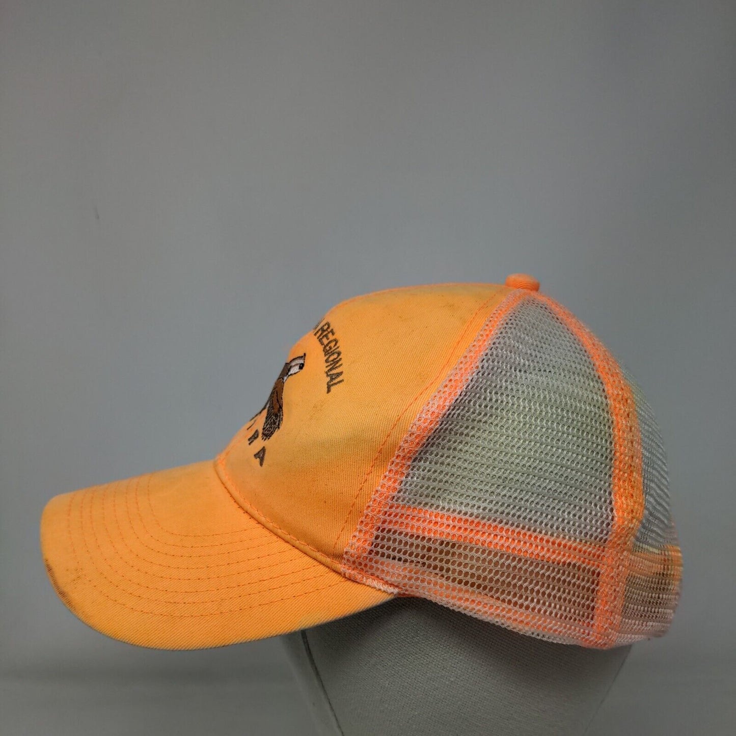 2007 Florida Regional NSTRA Snapback Trucker Hat Orange OSFM Mesh Back Otto