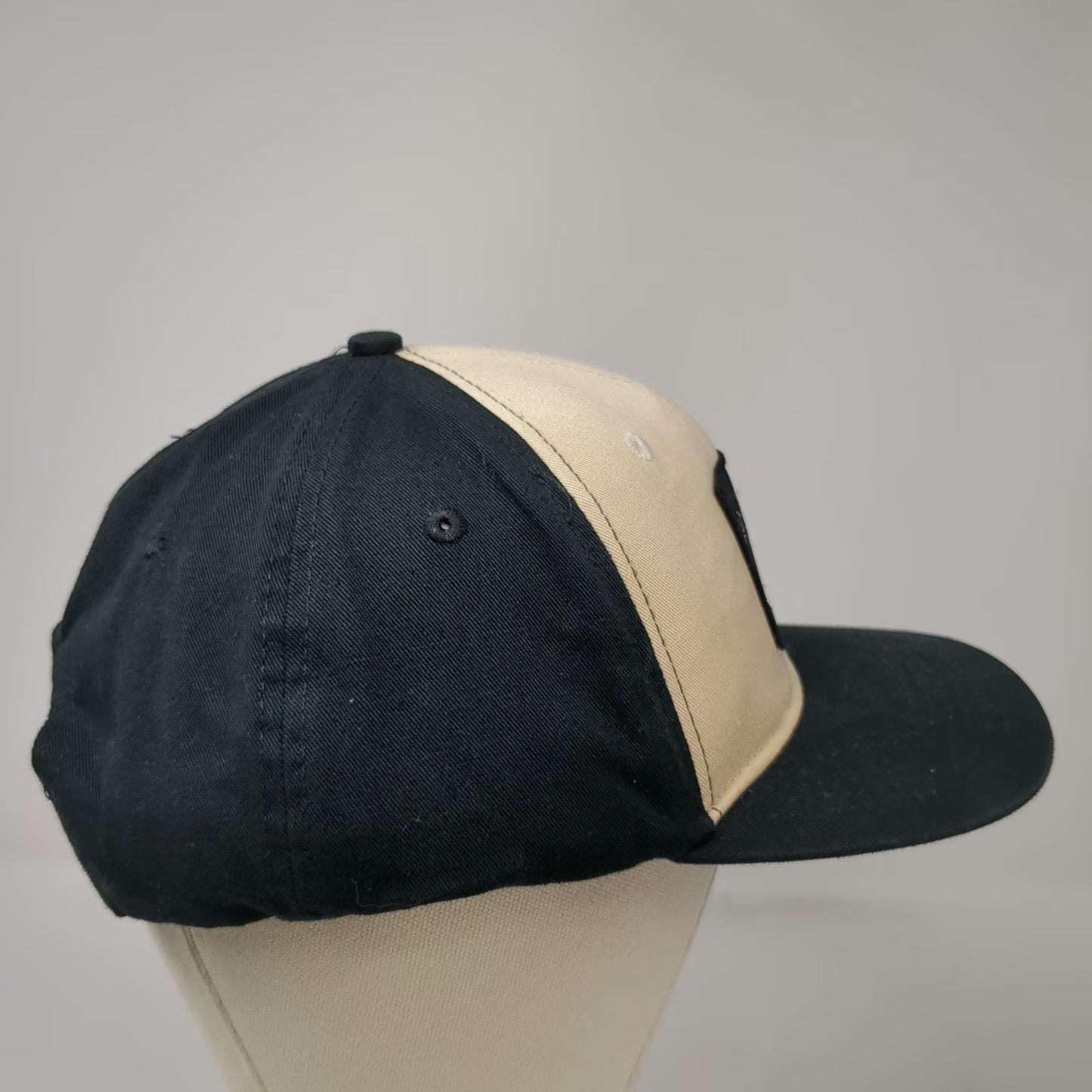 Saga Outerwear Co. Snapback Black Beige One Size Mountain Patch Exploration Hat