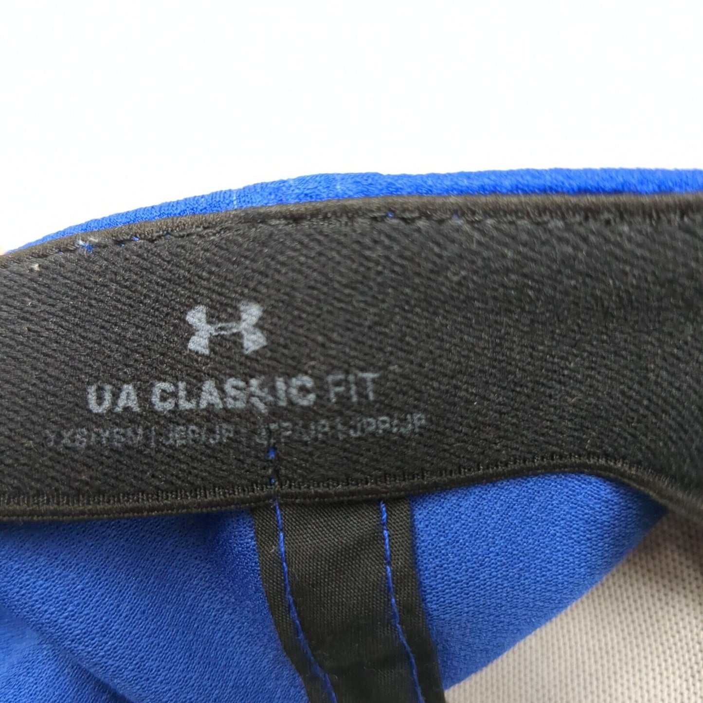 Under Armour Youth FItted Hat Blue XS/S Classic Fit Embroidered Polyester