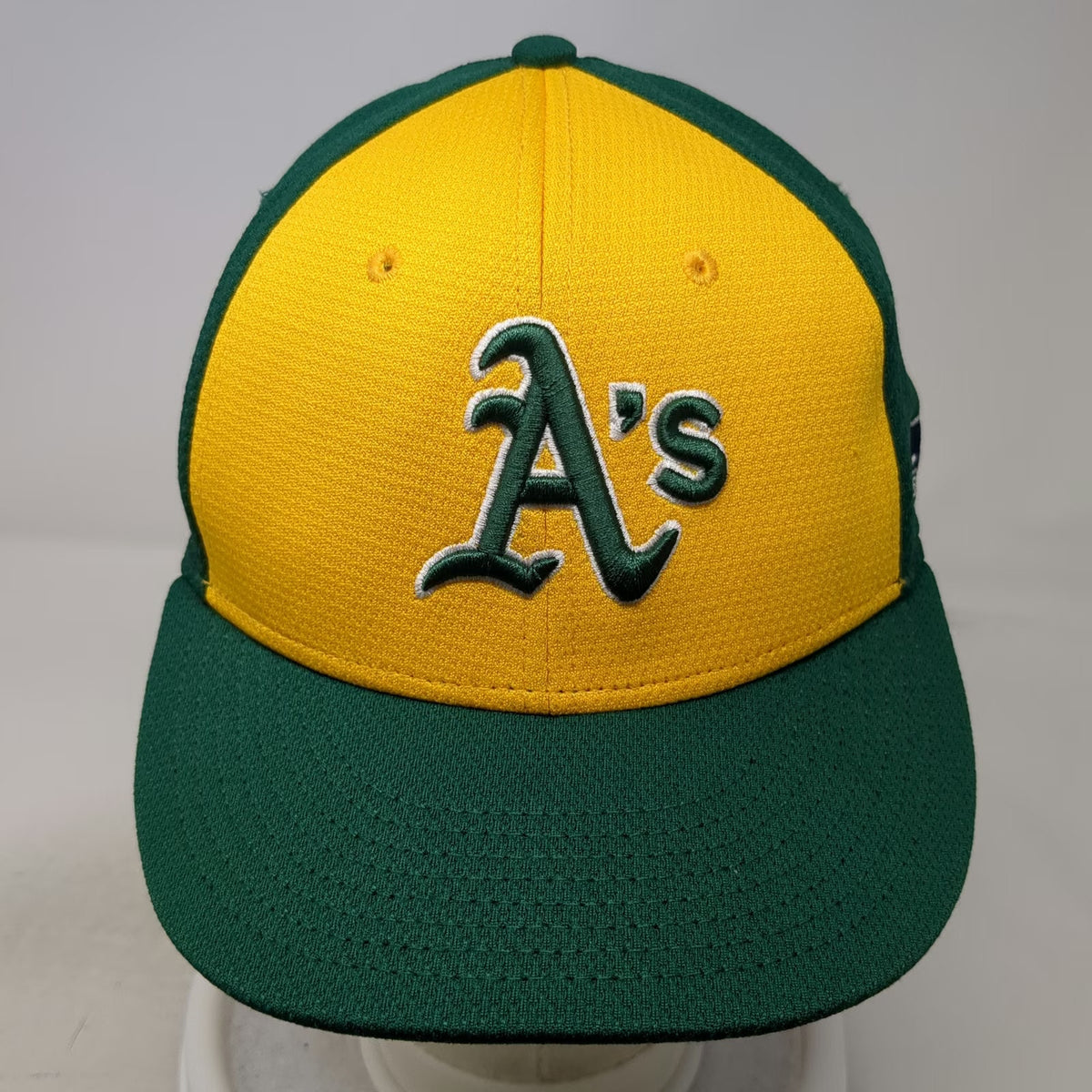 Oakland Athletics MLB OC Sports Baseball Cap Green Yellow One Size A's Logo Mesh
