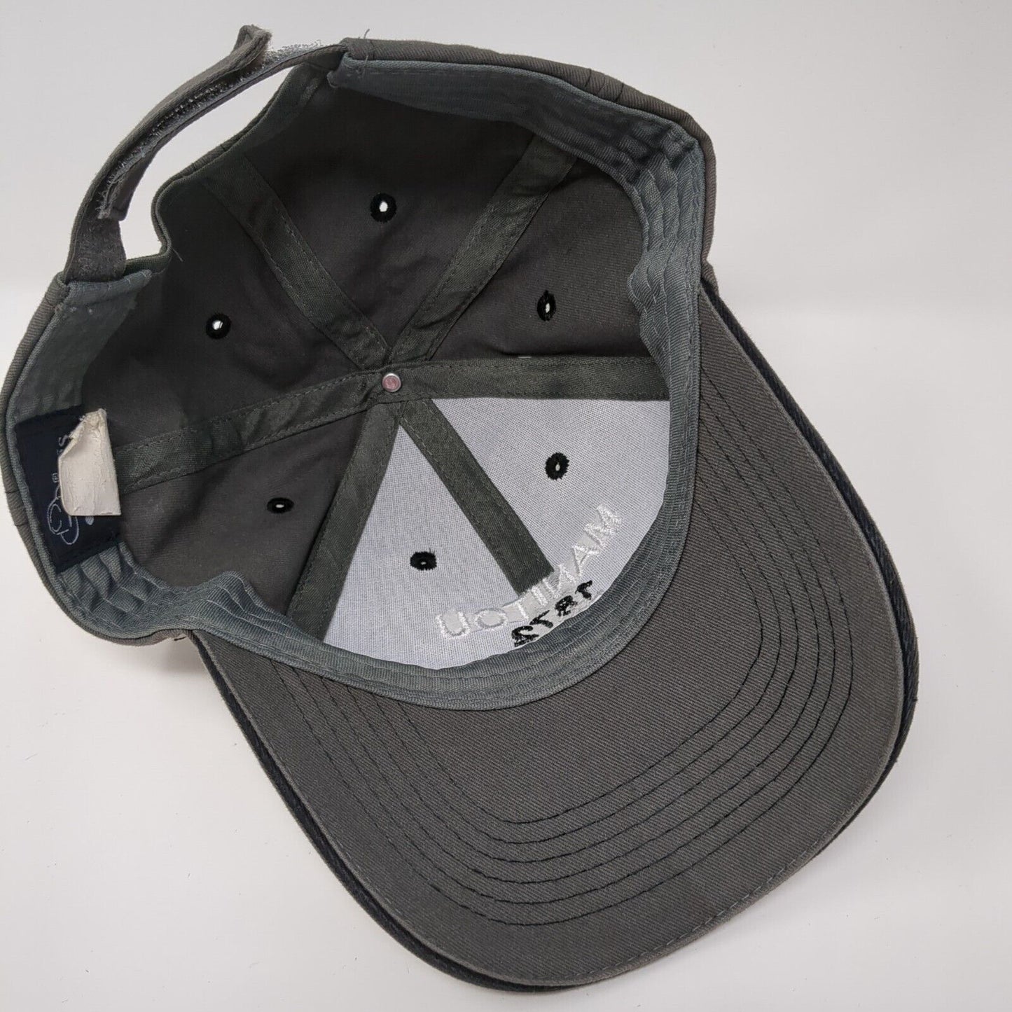 Manitou Spring 1872 Strapback Hat Gray One Size Adjustable Embroidered Jhats