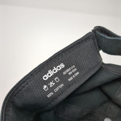 Adidas Spell Out Strapback Hat Black One Size Adjustable Embroidered