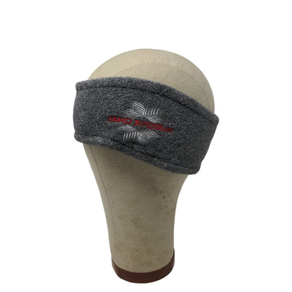 ZeroXposur Headband Ear Warmer Embroidered Logo Gray OSFA Polyester Blend