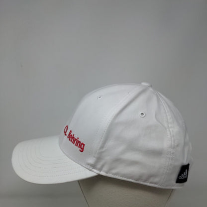 CSL Behring Slideback Hat White OSFM Adjustable Vent Holes Adidas
