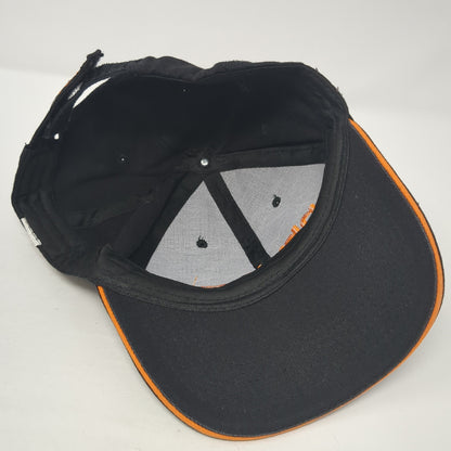 BEHR Strapback Hat Black One Size Adjustable Embroidered Logo Outdoor