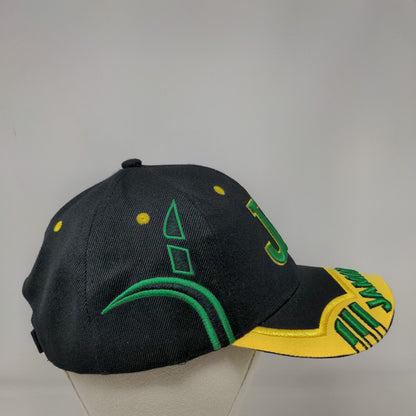 JA Jamaica Strapback Hat Multicolor Size 58 cm Adjustable Vented Holes 6 Panel