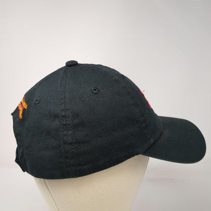 Dunkin DNKN Coffee DD Perks Black Baseball Cap Hat One Size Strapback Embroidery