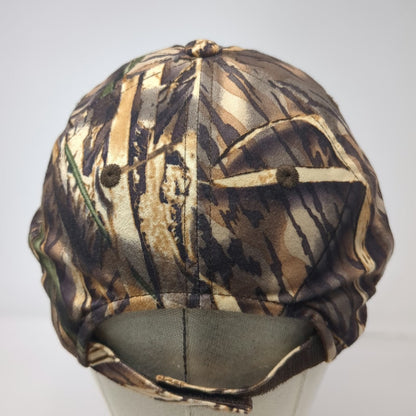 Gamehide Baseball Cap Beige One Size Marsh Camo Strapback Hunting Outdoor Hat