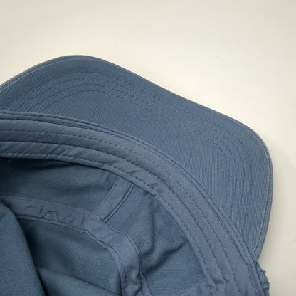 Roxy Army Cap Blue One Size Adjustable Slideback Cotton Heart Logo Cadet Hat