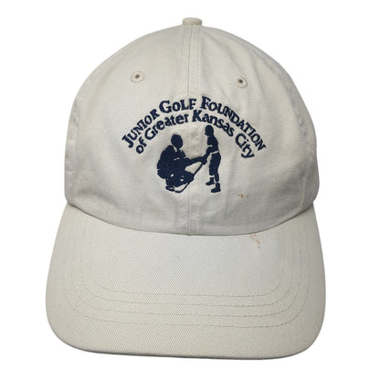 Junior Golf Foundation of Greater Kansas City Slideback Hat Beige One Size