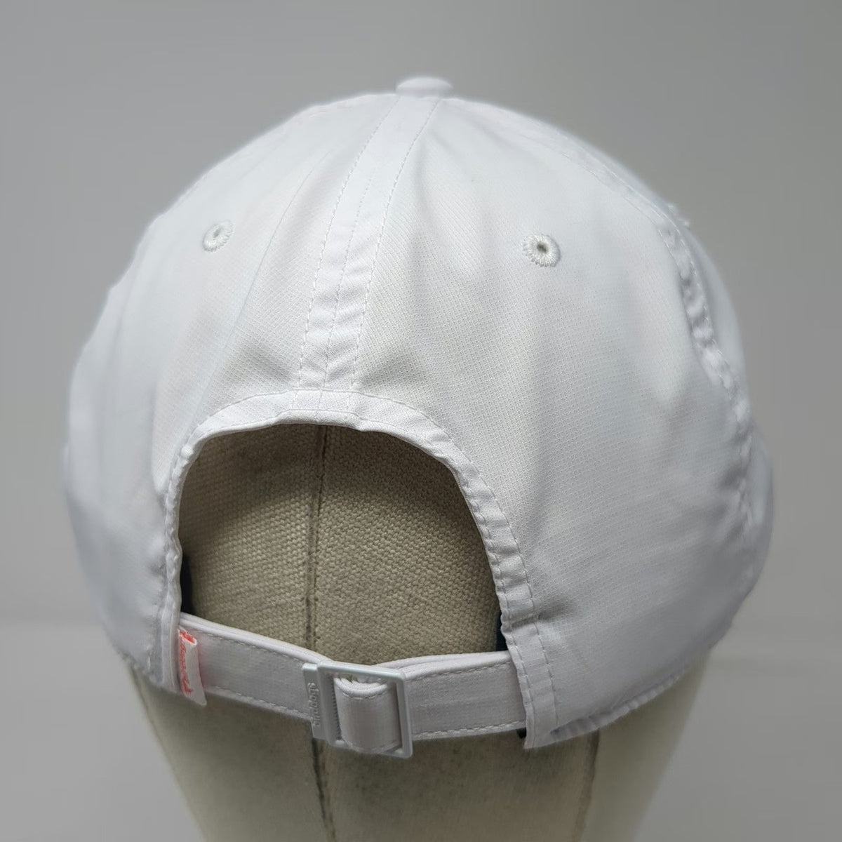 Birddogs Baseball Cap Hat White One Size Performance Stretch Blue Orange Logo