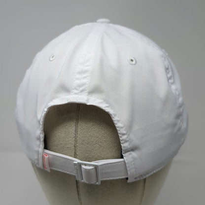 Birddogs Baseball Cap Hat White One Size Performance Stretch Blue Orange Logo