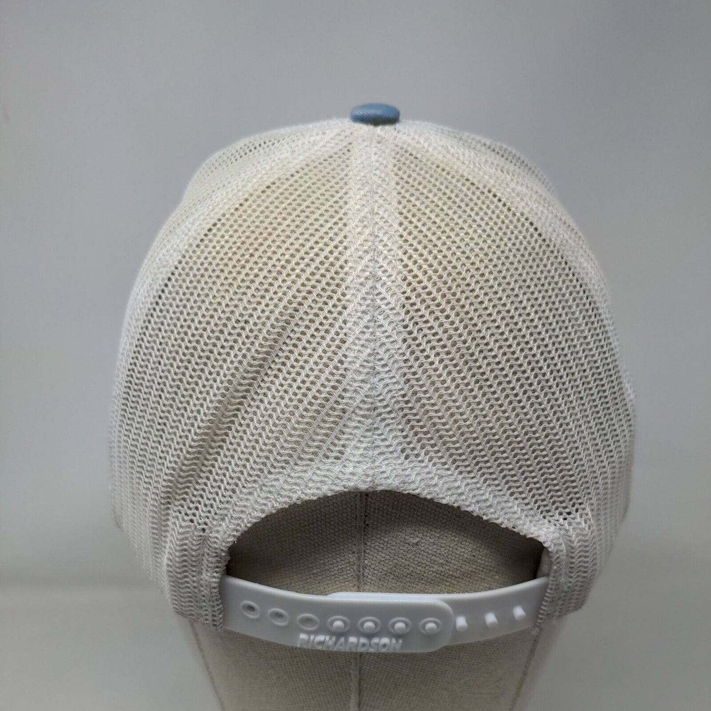 GMF Snapback Mesh Back Trucker Hat Blue One Size Colorblock Richardson