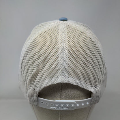 GMF Snapback Mesh Back Trucker Hat Blue One Size Colorblock Richardson
