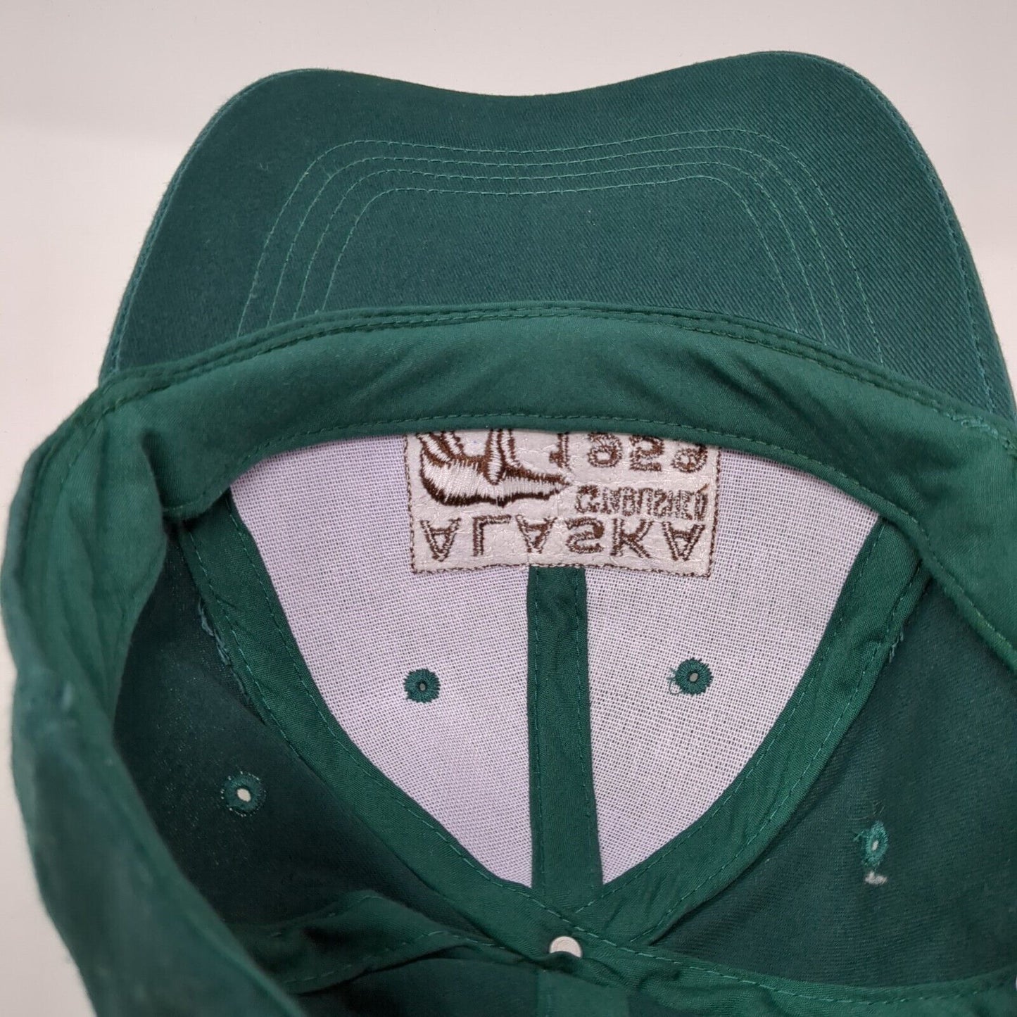 Alaska Established 1959 Strapback Hat Green One Size Adjustable 6 Panel