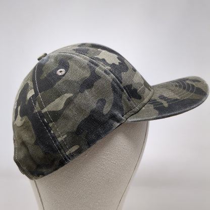Idaho Leather Patch Snapback Hat Camo One Size Arcadian Outfitters