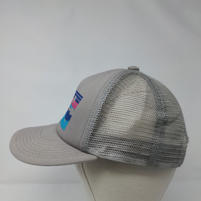 Coal Snapback Trucker Hat Gray OSFA Adjustable Breathable Mesh Back 6 Panel
