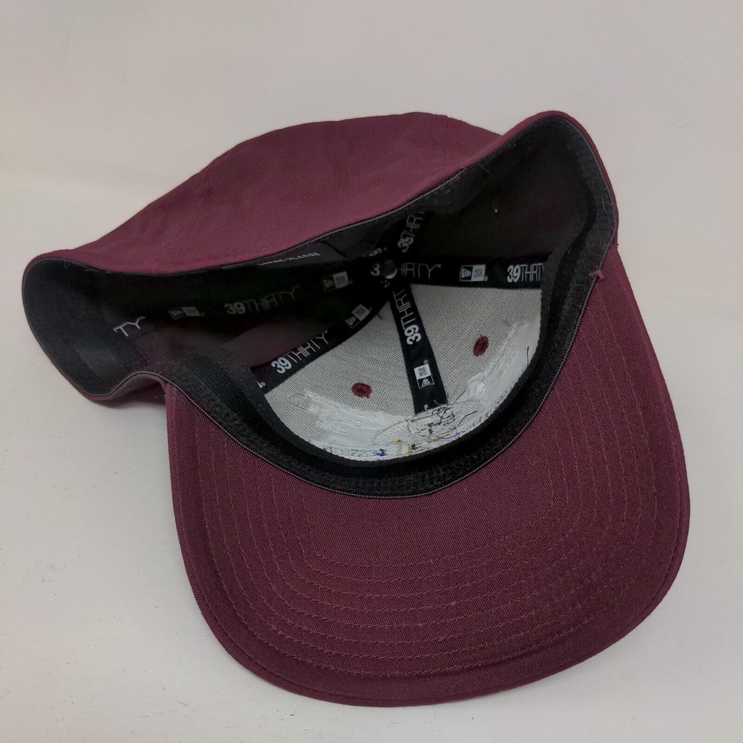 50th Quadrennial Session Fitted Hat Red Burgundy L/XL 6 Panel 39Thirty New Era