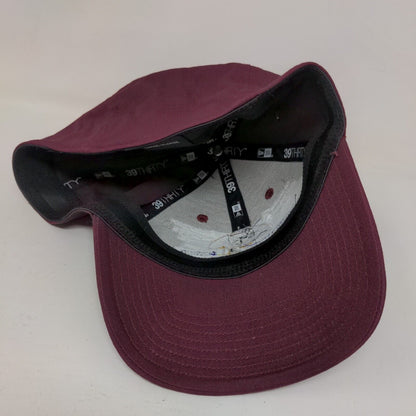50th Quadrennial Session Fitted Hat Red Burgundy L/XL 6 Panel 39Thirty New Era