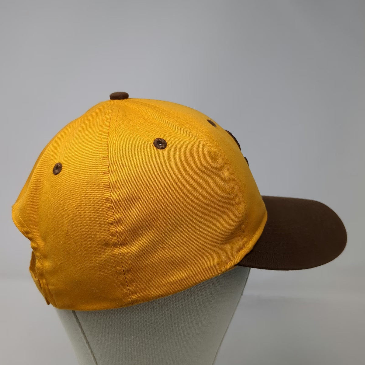 OC Sports San Diego Padres MLB Baseball Cap Yellow Brown One Size SD Logo Hat