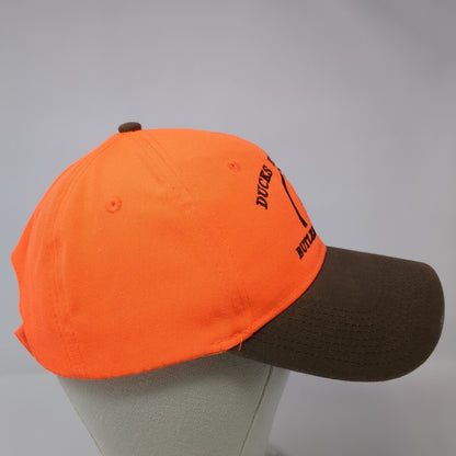 Ducks Unlimited Butler Chapter Strapback Hat Orange OS Adjustable Cap America