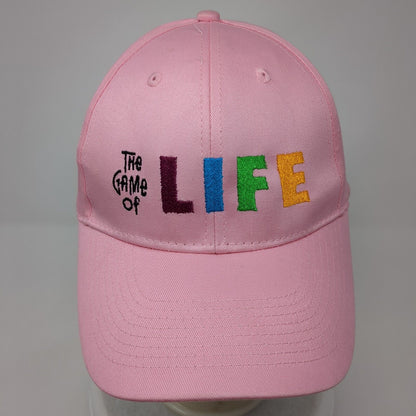 The Game of Life Strapback Hat Pink One Size Adjustable Embroidered 6 Panel Otto