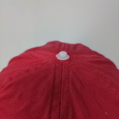 Ray-Ban Slideback Hat Red One Size Adjustable Embroidered Vented Holes