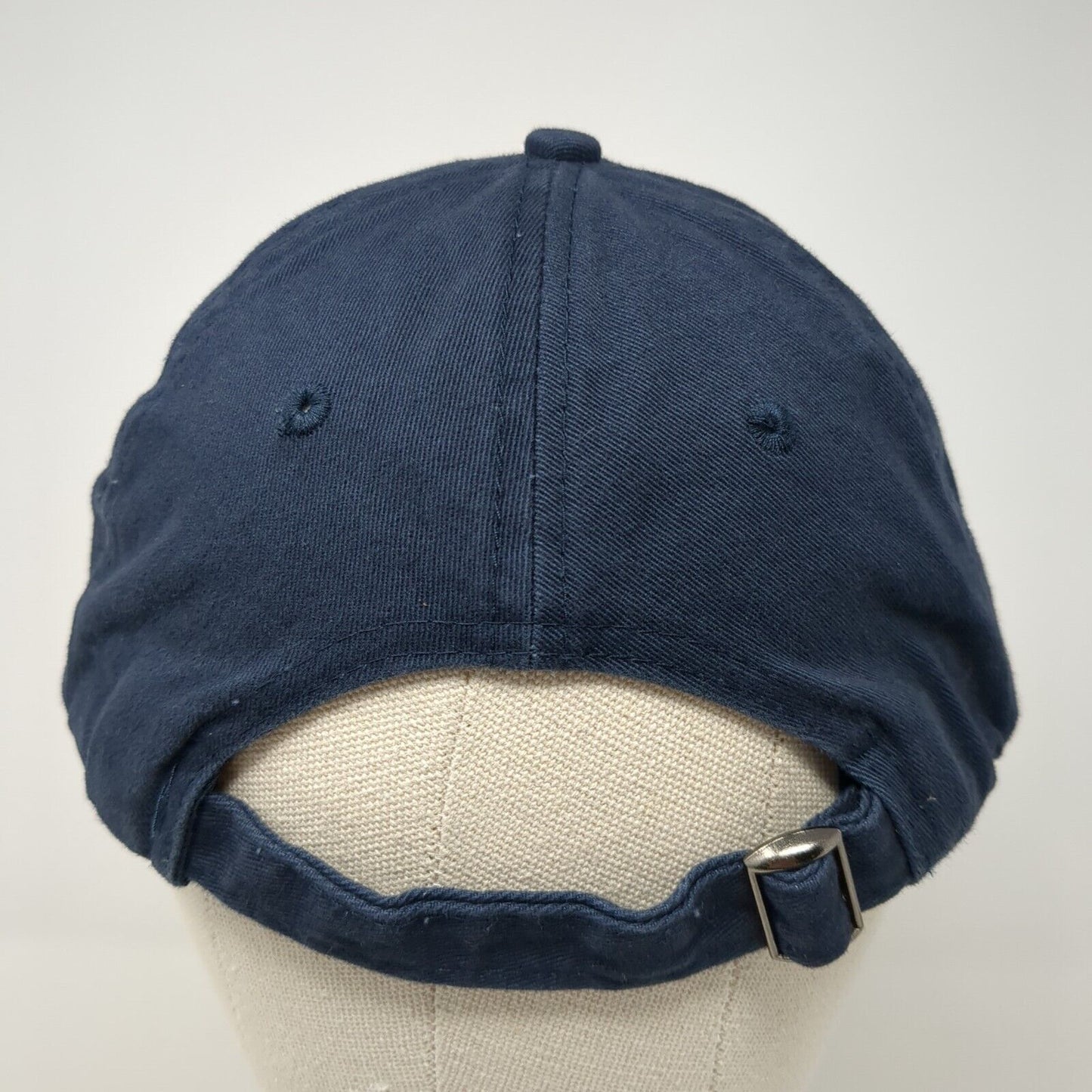 Henry Slideback Hat Blue One Size Adjustable Embroidered 6 Panel Apollo USA