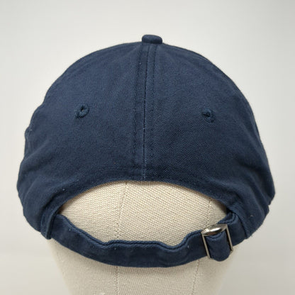 Henry Slideback Hat Blue One Size Adjustable Embroidered 6 Panel Apollo USA