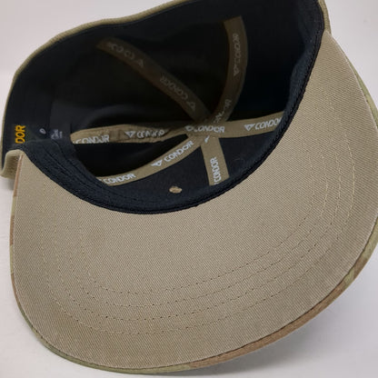 Condor Baseball Cap Green Camo XL Mesh Back Hook Loop Tactical Multicam Hat