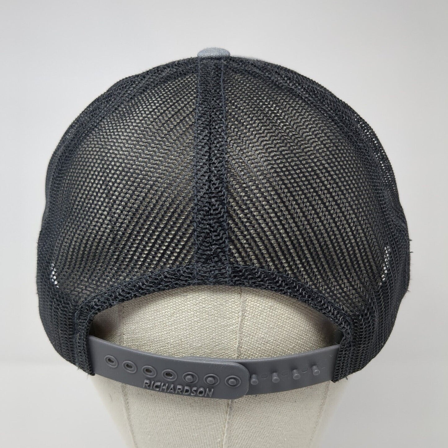 Flat Bread Neapolitan Pizzeria Snapback Trucker Hat Gray M/L Mesh Richardson