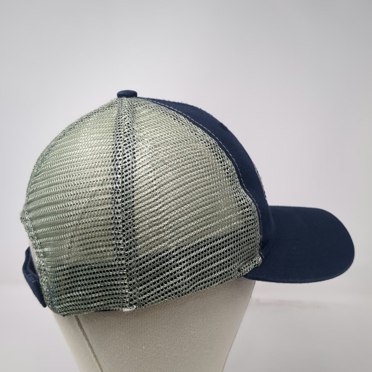 Sportsman Baseball Cap Blue One Size Moto Stuff USA Mesh Back Strapback Hat