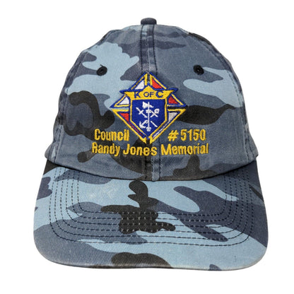 Council #5150 Randy Jones Memorial Strapback Hat Blue Camo OSFA Port Authority