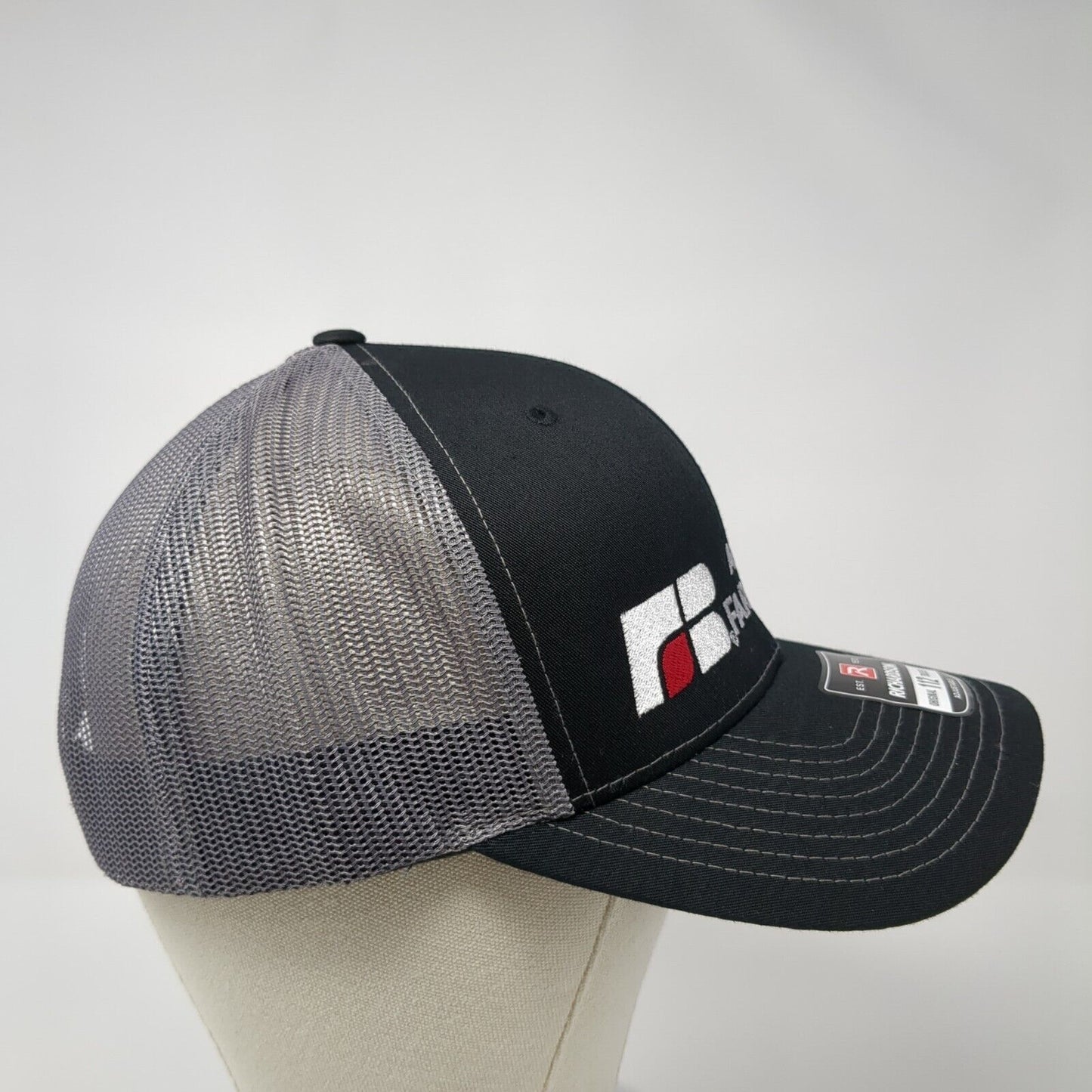 Ada County Farm Bureau Snapback Trucker Hat Black One Size Mesh Back