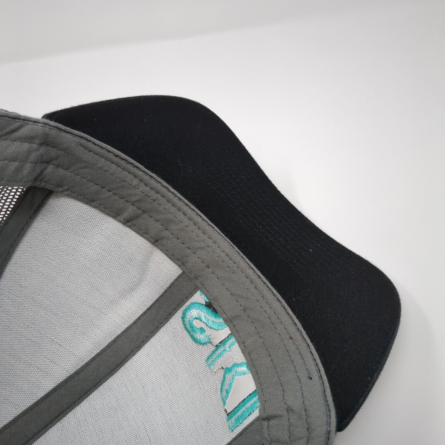 Ski Idaho Brundage Snapback Trucker Hat Black One Size Mesh Back