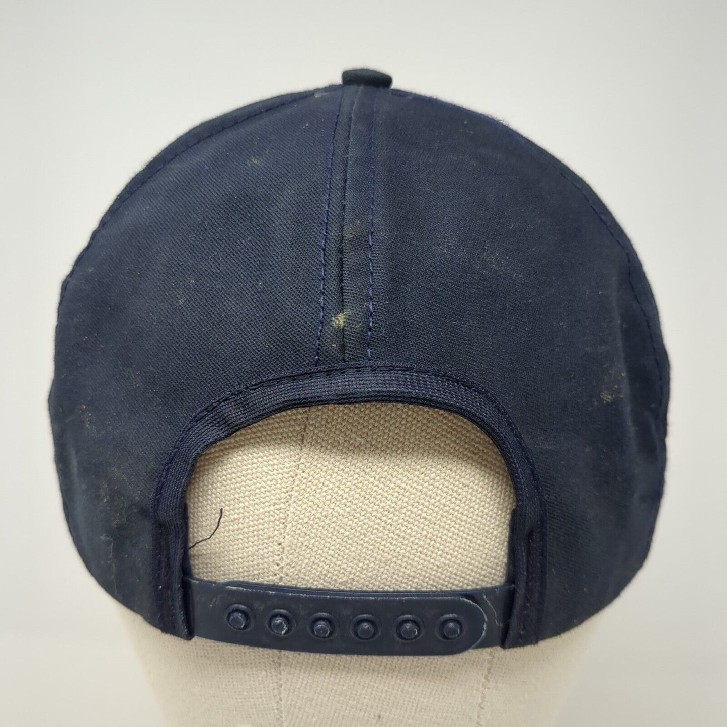 Albertsons Snapback Hat Blue One Size Adjustable Embroidered Cintas