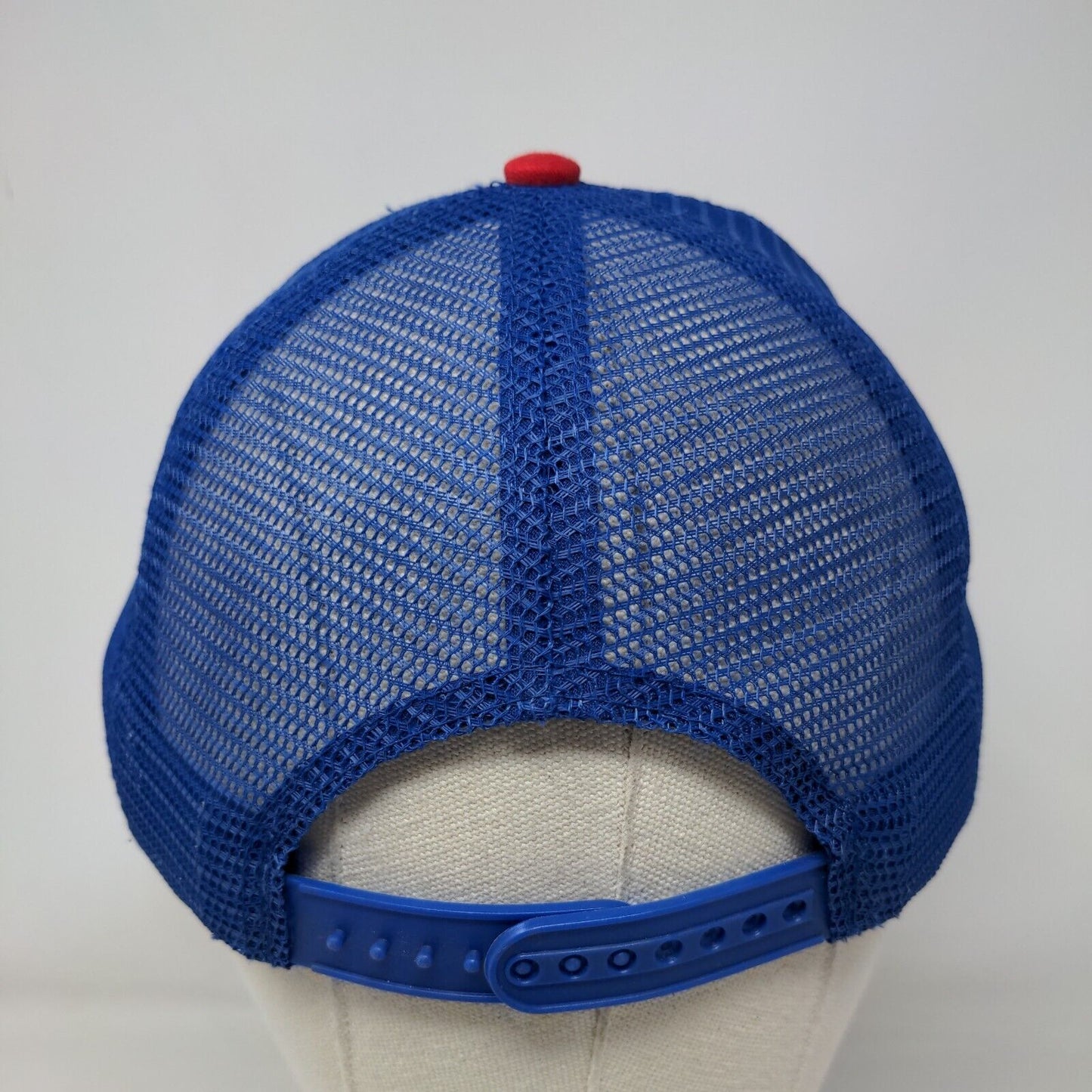 Flag of Colorado Snapback Mesh Back Trucker Hat Blue One Size Embroidered