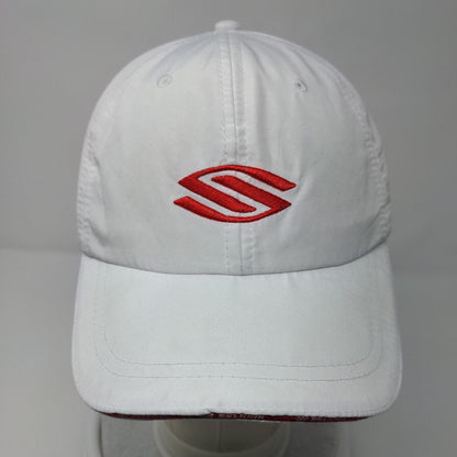 Selkirk Sport Strapback Hat White OSFA Adjustable Embroidered 6 Panel Polyester