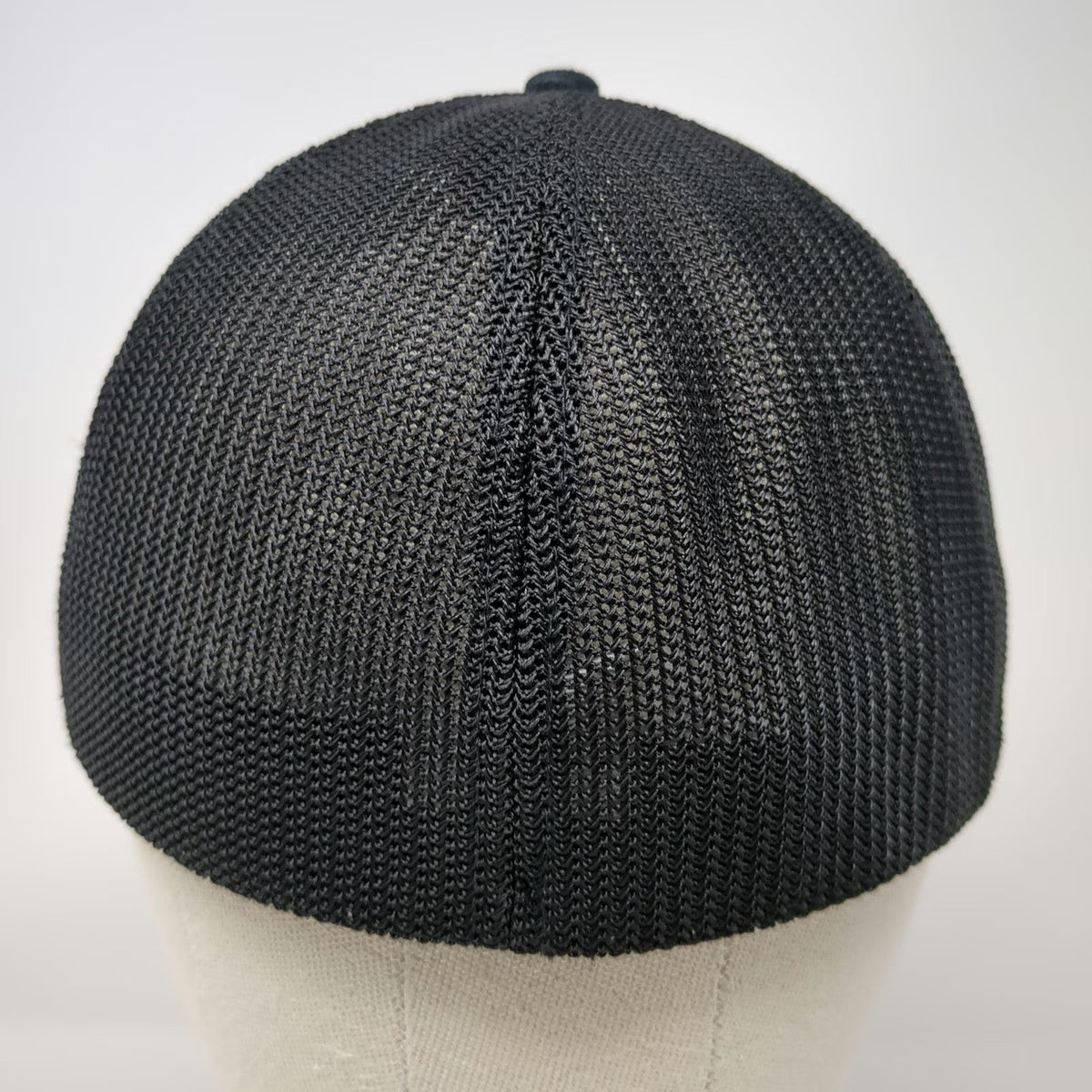 Columbia Baseball Cap Black XL Tree Flag Patch Mesh Back Flexfit Outdoor Hat