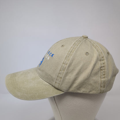 Red Rock Canyon Slideback Baseball Cap Brown One Size Adjustable Embroidered