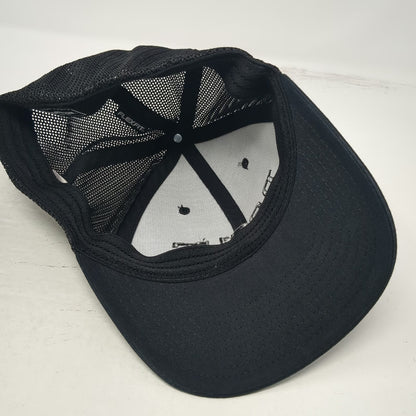 Richardson Baseball Cap Black Hat M Mesh Flexfit 110 Rogue Star Embroidery Logo