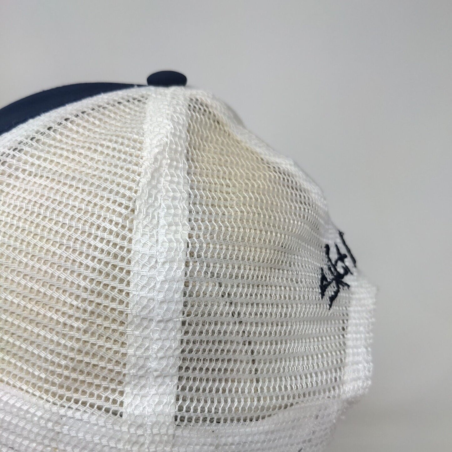 Salt Life Estd 2003 Snapback Trucker Hat Blue OSFM Embroidered Mesh Back