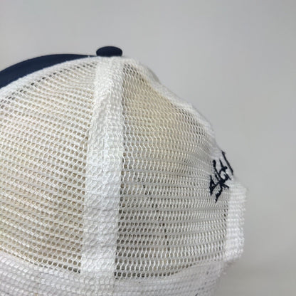 Salt Life Estd 2003 Snapback Trucker Hat Blue OSFM Embroidered Mesh Back