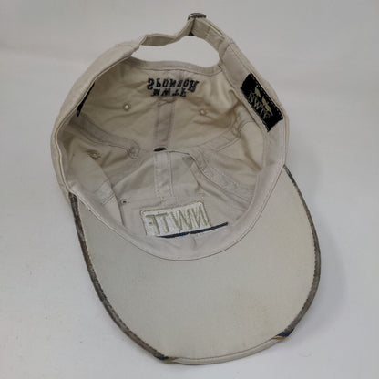 NWTF Sponsor Slideback Hat Tan OSFM Embroidered Adjustable 6 Panel