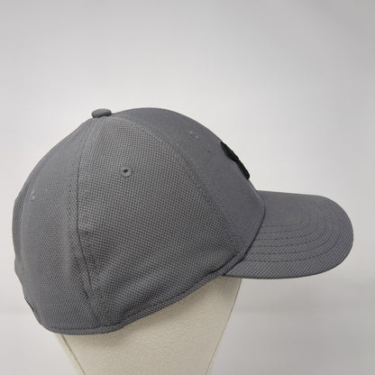 Under Armour Blitzing Fitted Hat Gray L/XL Stretch UA Classic Fit