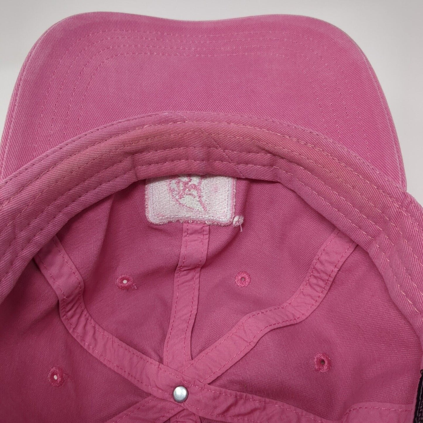 Outdoor Cap Women's Strapback Hat Pink One Size Adjustable Embroidered