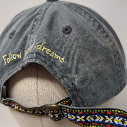 Arrow Follow Your Dreams Slideback Hat Gray One Size Embroidered Natural Life