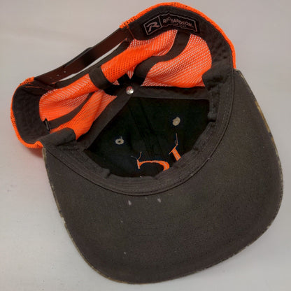 IC 772-288-1866 Snapback Trucker Hat Camouflage One Size Mesh Back Richardson
