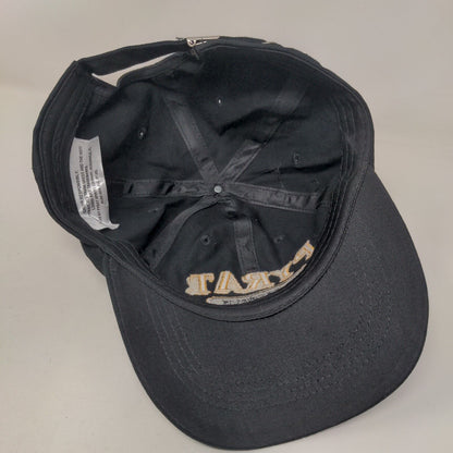Pyrat XO Reserve Slideback Hat Black One Size Adjustable Embroidered Cotton